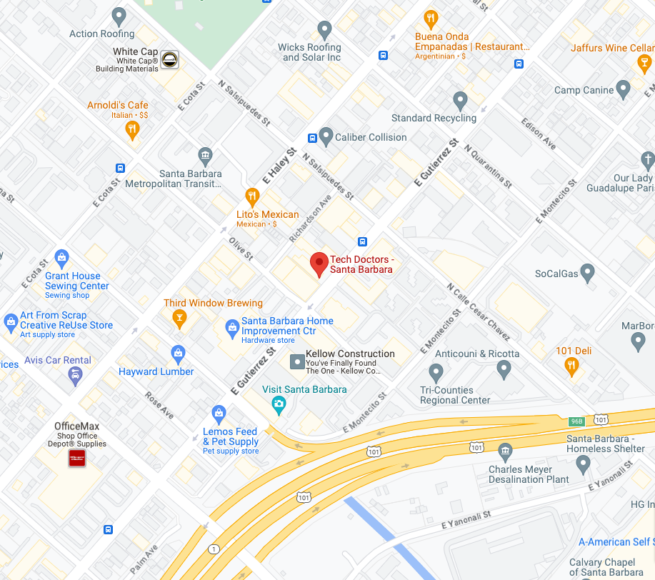 Tech Doctors-Santa-Barbara-Google-Maps